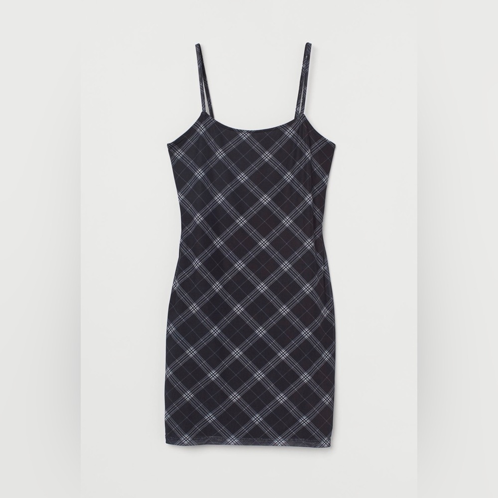 Short fitted dress.